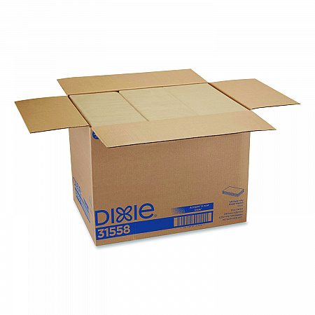 1/8-Fold Dinner Napkin, 1-Ply, 15 x 16.8, White, 350/Pack, 12 Packs/Carton (31558)