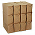 Dixie Full-Fold Dispenser Napkins, 1-Ply, 12 x 13, Brown, 600/Pack, 12 PK/CT (37835)