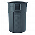 Injection Molded Utility Trash Can, 44 gal, Plastic/Resin, Gray (TCU44)