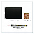 Tabletop Chalkboard Tag, Black Surface, Teak Wood Holder, 3 x 4, 6/Pack (EGPHD0508S)