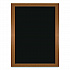 Chalkboard Sign, Black Surface, Brown Frame, 12 x 16 (EGPHD0514S)