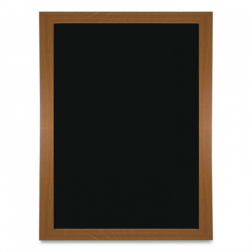 Chalkboard Sign, Black Surface, Brown Frame, 12 x 16 (EGPHD0514S)