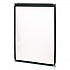 Menu Holder For 8.5 x 11 Menus, Portrait Orientation, 2-View, 9.3 x 12 Holder, Clear/Black/Silver, 10/Pack (SPLSMENU2)