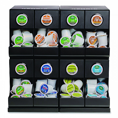 K-Cup Organizer, 17.8 x 14.57 x 17.28, Black (0297)