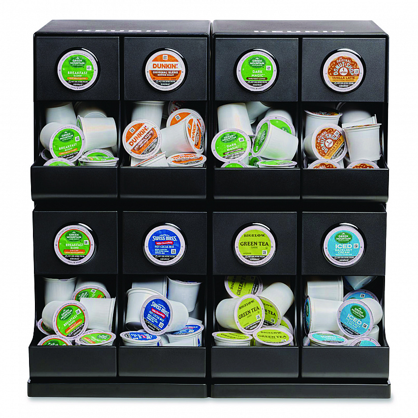 K-Cup Organizer, 17.8 x 14.57 x 17.28, Black (0297)