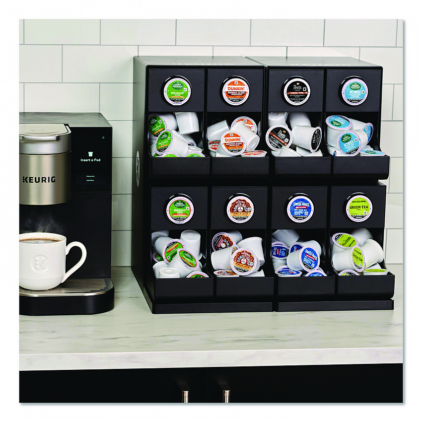 K-Cup Organizer, 17.8 x 14.57 x 17.28, Black (0297)