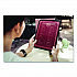 Menu Holder For 11 x 17 Menus, Portrait Orientation, 11.7 x 18, Clear/Black/Silver (SPLSMENU1117)