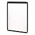 Menu Holder For 11 x 17 Menus, Portrait Orientation, 11.7 x 18, Clear/Black/Silver (SPLSMENU1117)