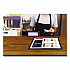 Menu Holder For 8.5 x 11 Menus, Landscape Orientation, 12.6 x 10.2 Holder, Clear/Black (SPLSMENU8511)