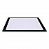 Menu Holder For 8.5 x 11 Menus, Landscape Orientation, 12.6 x 10.2 Holder, Clear/Black (SPLSMENU8511)