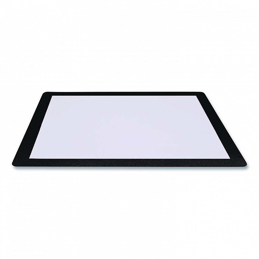 Menu Holder For 8.5 x 11 Menus, Landscape Orientation, 12.6 x 10.2 Holder, Clear/Black (SPLSMENU8511)