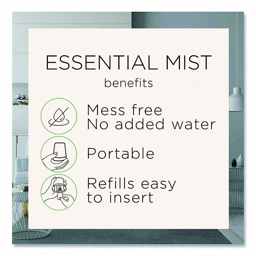 Essential Mist Refill, Linen and Petals, 0.67 oz (6233802760)