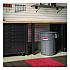 Injection Molded Utility Trash Can, 20 gal, Resin, Gray (TCU20)