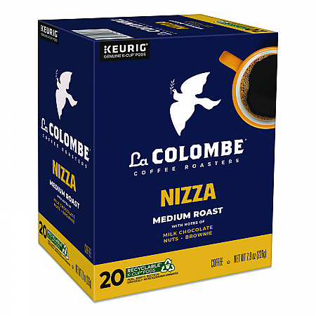 Coffee K-Cup Pods, Nizza Medium Roast, 20/Box (0327)
