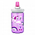 Eddy + Kids Water Bottle, Unicorn Design, 12 oz, Multicolor (2665501035)