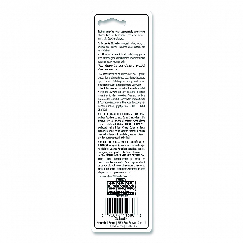 Mess-Free Pen Cleaner, Citrus Scent, 0.34 Pen Applicator, 12/Carton (2100)