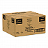 Compostable Molded Fiber Hinged Trays, ProPlanet Seal, 9.14 x 9 x 2.98, Natural, 200/Carton (90FBRHT1)