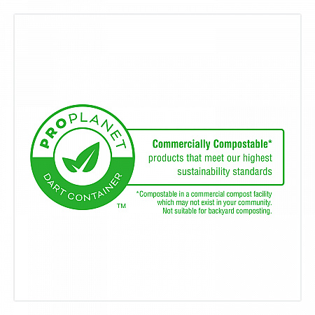 Compostable Molded Fiber Hinged Trays, ProPlanet Seal, 6.41 x 9.22 x 3, Natural, 200/Carton (206FBRHT1)