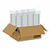 Square Plastic Bowls, 16 oz, 8.5 x 8.5 x 1.96, Clear, Plastic, 63 Bowls/Sleeve, 8 Sleeves/Carton (C16SB)