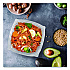 Square Plastic Bowls, 24 oz, 5 x 5 x 1.99, Clear, Plastic, 63 Bowls/Sleeve, 4 Sleeves/Carton (C24SB)