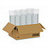Square Plastic Bowls, 8 oz, 8.5 x 8.5 x 1.51, Clear, Plastic, 63 Bowls/Sleeve, 8 Sleeves/Carton (C8SB)