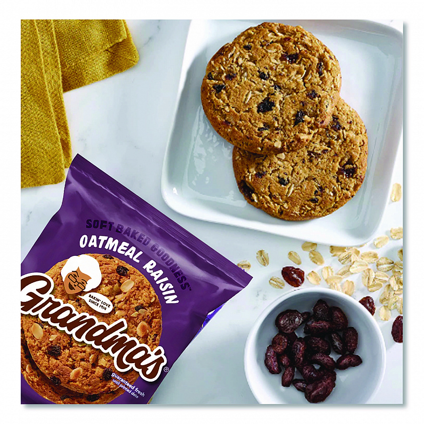 Cookies - Single Serve, Oatmeal Raisin, 2.5 oz Packet, 60/Carton (FRI45093)