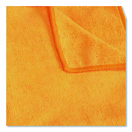 MicroWorks Microfiber Towels, 16 x 16, Orange, Dozen (250OR)