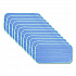 Microworks Flat Microfiber Specialty Pad, 11 x 5, Blue, Dozen (2504SPHMFP11)