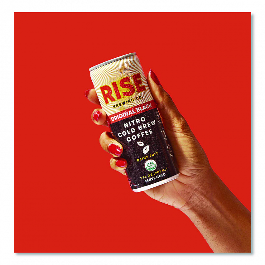 Nitro Cold Brew Latte, Original Black, 7 oz Can, 12/Carton (00043)