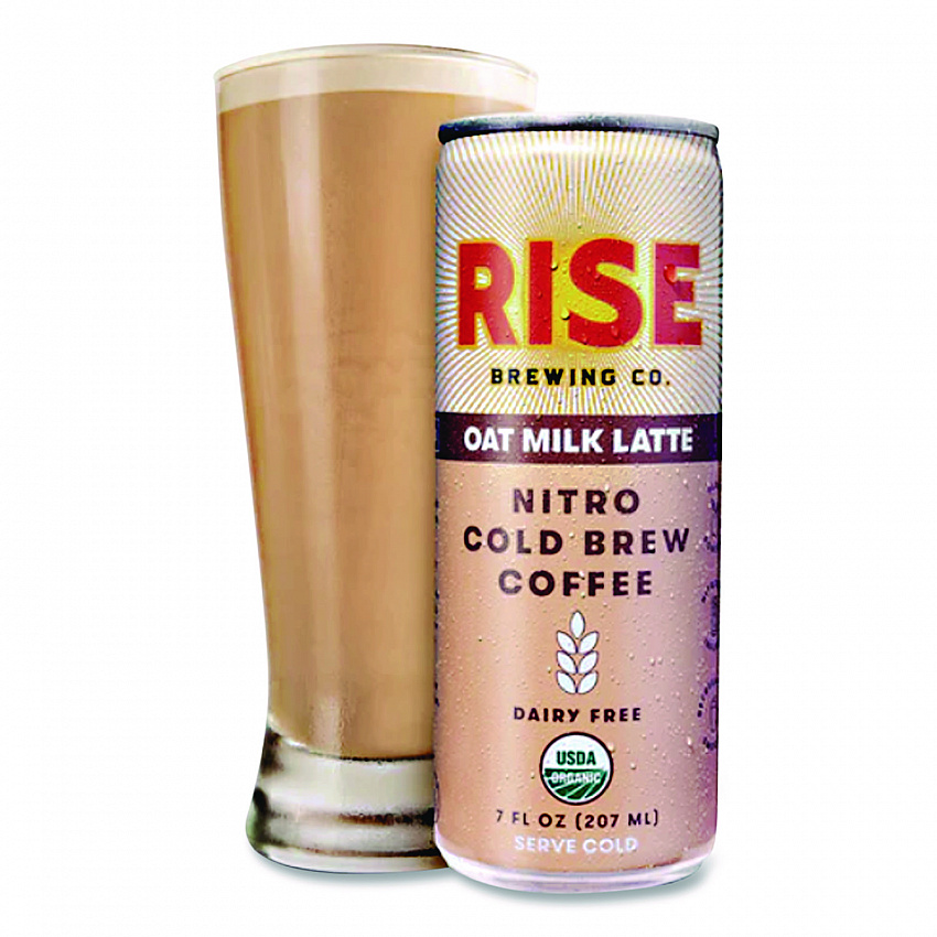Nitro Cold Brew Latte, Oat Milk, 7 oz Can, 12/Carton (00045)