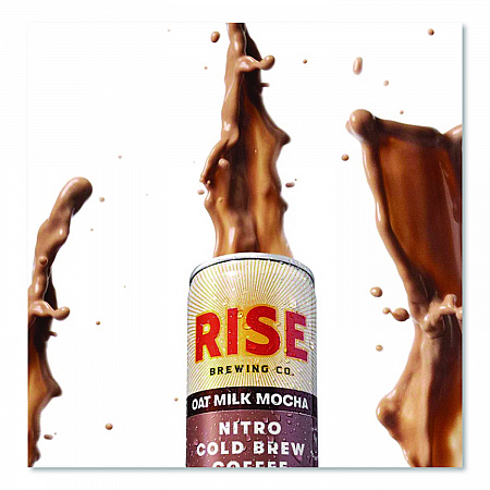 Nitro Cold Brew Latte, Oat Milk Mocha, 7 oz Can, 12/Carton (00049)