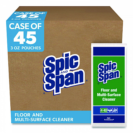 Liquid Floor Cleaner, Fresh Scent, 3 oz Packet, 45/Carton (02011)