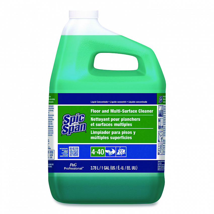 Liquid Floor Cleaner, Fresh Scent, 1 gal Bottle, 3/Carton (02001)