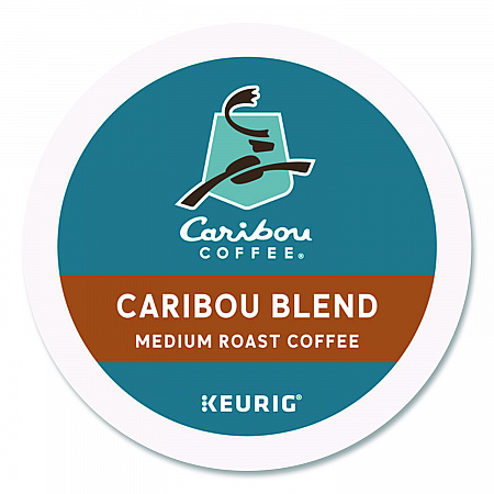 Caribou Blend Coffee K-Cups, 24/Box (6992)