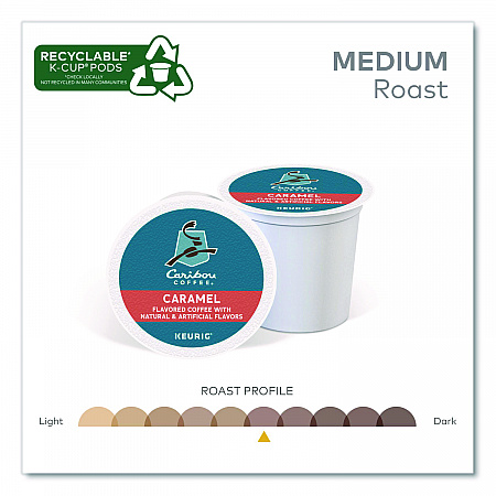 Caramel Hideaway K-Cups, Mild Roast, 24/Box (6996)