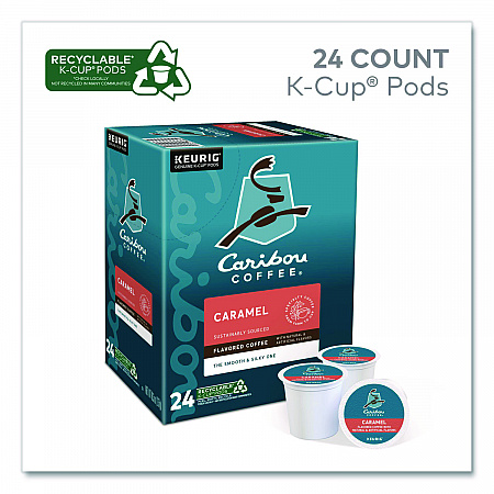 Caramel Hideaway K-Cups, Mild Roast, 24/Box (6996)