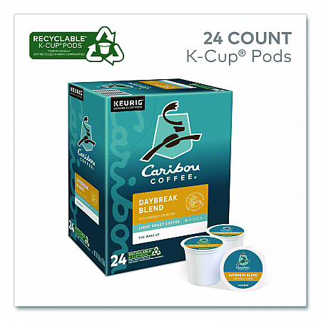 Daybreak Morning Blend Coffee K-Cups, 24/Box (6994)
