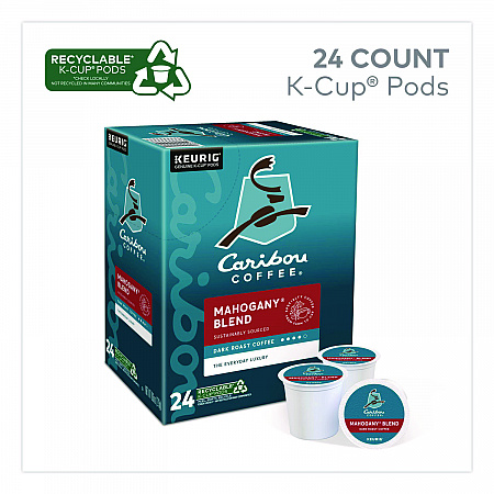 Mahogany Coffee K-Cups, 24/ Box (6990)