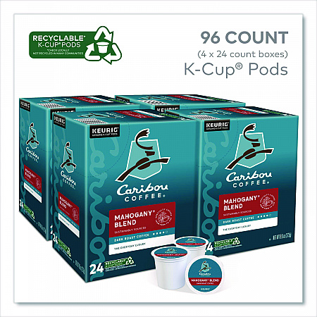 Mahogany Coffee K-Cups, 96/Carton (6990CT)