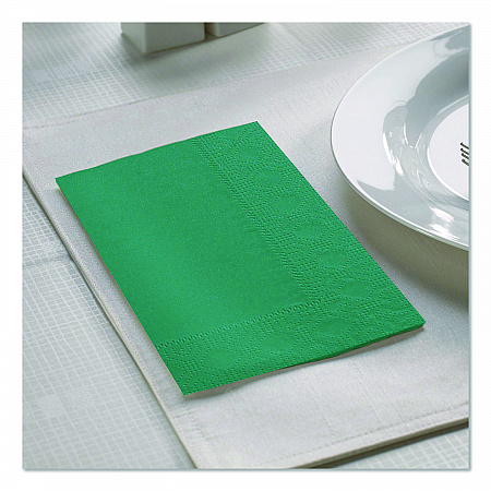 Dinner Napkins, 2-Ply, 15 x 17, Teal, 1,000/Carton (180501)