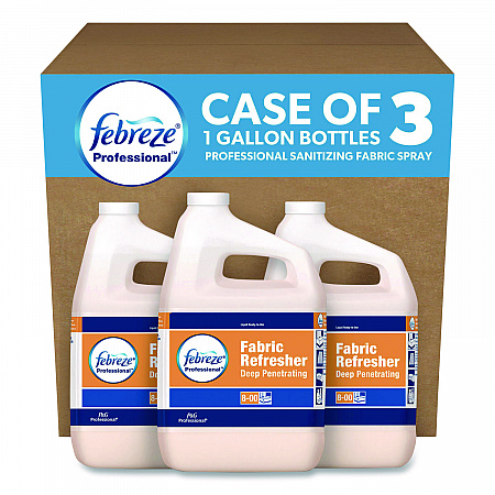 Professional Deep Penetrating Fabric Refresher, Fresh Clean, 1 gal Bottle, 3/Carton (33032CT)
