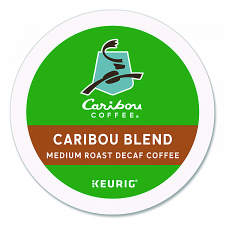 Caribou Blend Decaf Coffee K-Cups, 96/Carton (6995CT)