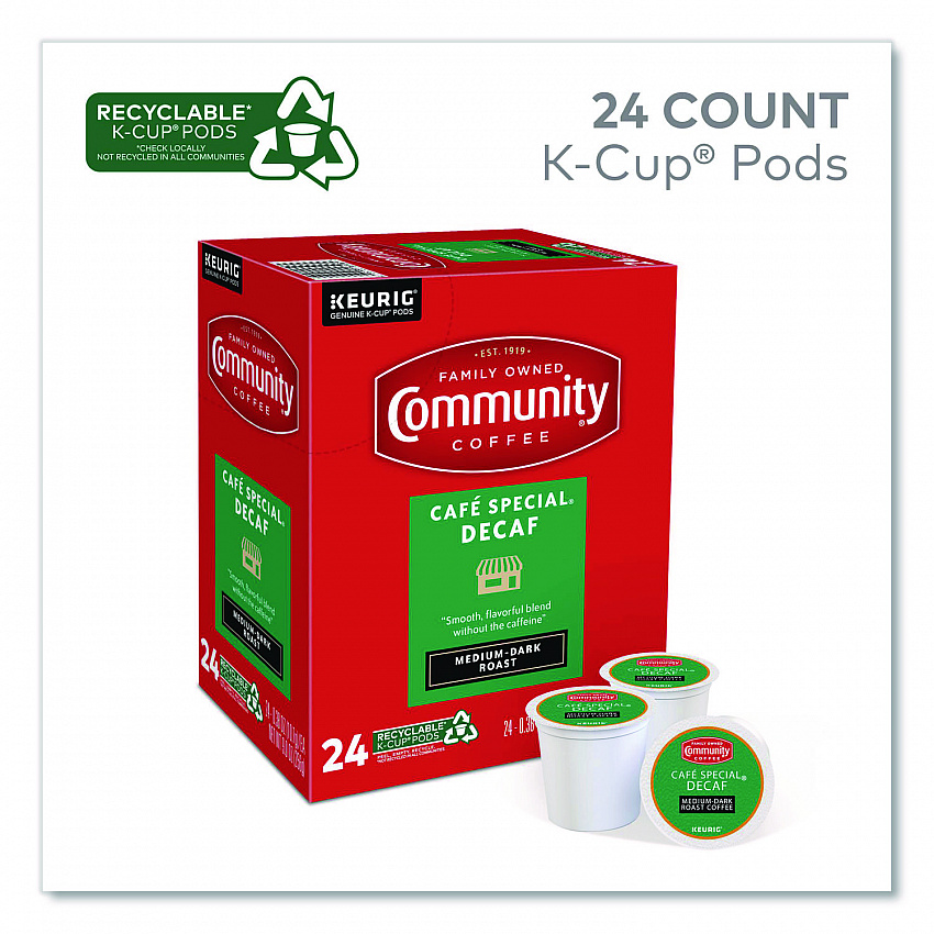 Cafe Special Decaf K-Cups, 24/Box (6408CC)