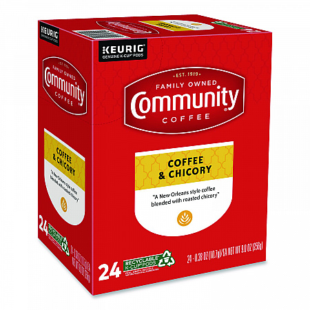 Coffee and Chicory K-Cups, 24/Box (6414CC)