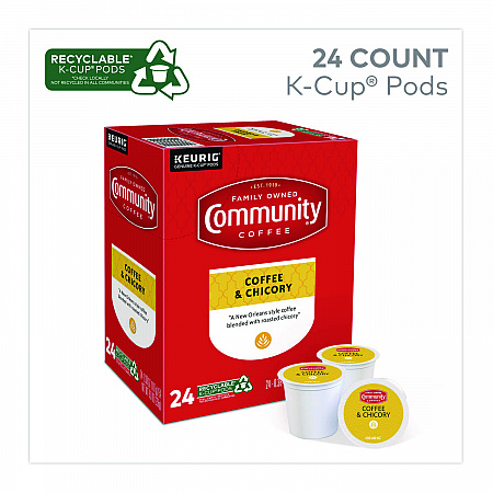 Coffee and Chicory K-Cups, 24/Box (6414CC)