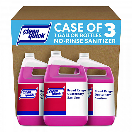 Broad Range Quaternary Sanitizer, Sweet Scent, 1 gal Bottle, 3/Carton (07535)
