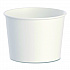 Double Poly Paper Food Containers, 10 oz, 3.8 dia x 2.7