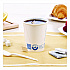 Recycled Content PCF Paper Hot Cups, ProPlanet Seal, 10 oz, White/Blue, 1,000/Carton (370RCPLANET)