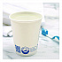 Recycled Content PCF Paper Hot Cups, ProPlanet Seal, 10 oz, White/Blue, 1,000/Carton (370RCPLANET)