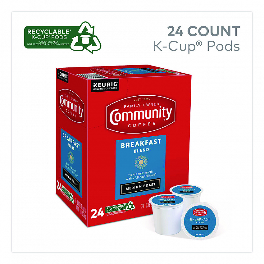 Breakfast Blend K-Cups, 24/Box (6406CC)